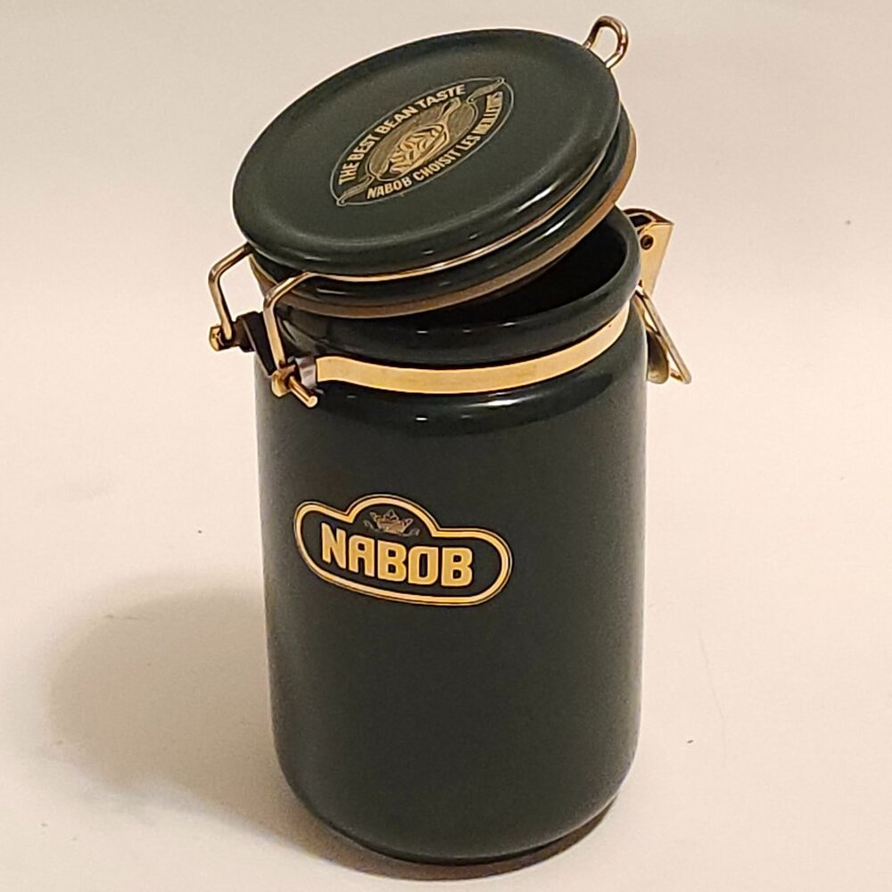 ATTRACTIVE Nabob Coffee Container Coffee Bean Coffee Grounds Coffee Scoop